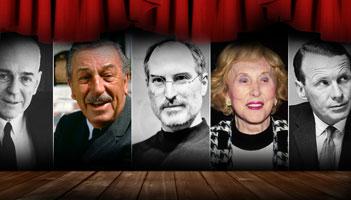 Headshots of 5 marketing legends.