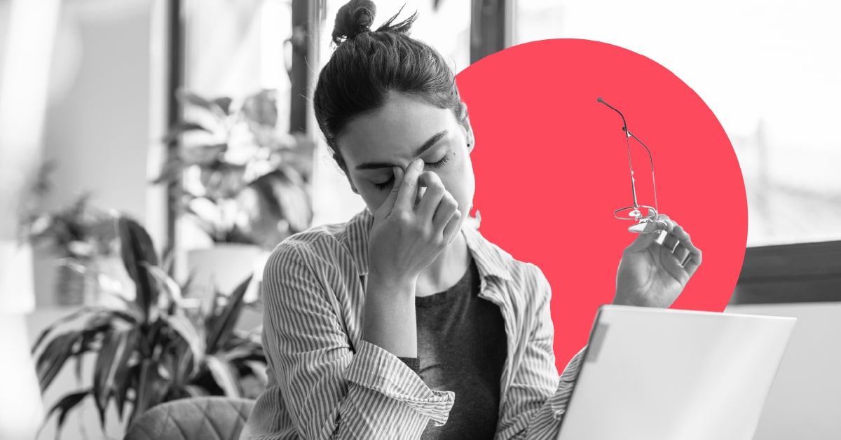 A woman frustrated with marketing automation implementation.