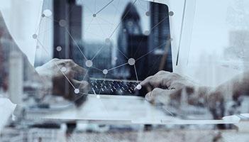 Photo illustration showing the power of predictive analytics