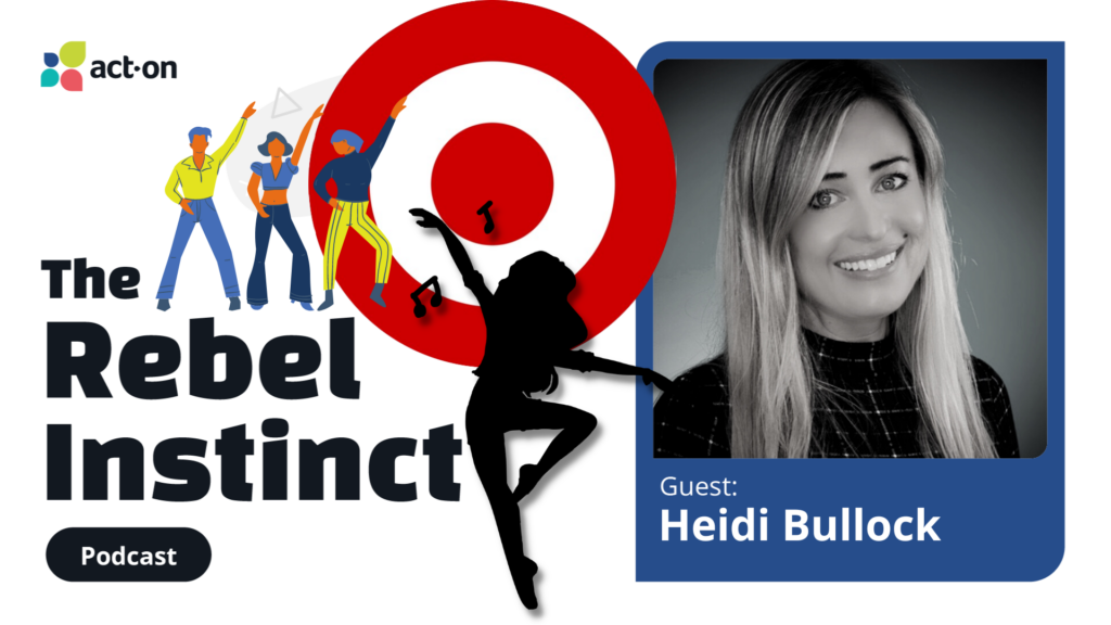 Molecular biologists make the best marketers. Especially those who spontaneously dance down Target aisles. Okay, maybe those aren't the requirements, but those traits certainly have helped Heidi Bullock think outside the box and work her way up the as a marketer in Silicon Valley! Now CMO of Tealium, Heidi has experience as CMO at Engagio and Group Vice President of Marketing at Marketo, and more! Her advice: don't make it so complicated!