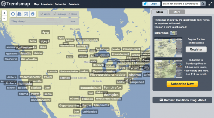 TrendsMap