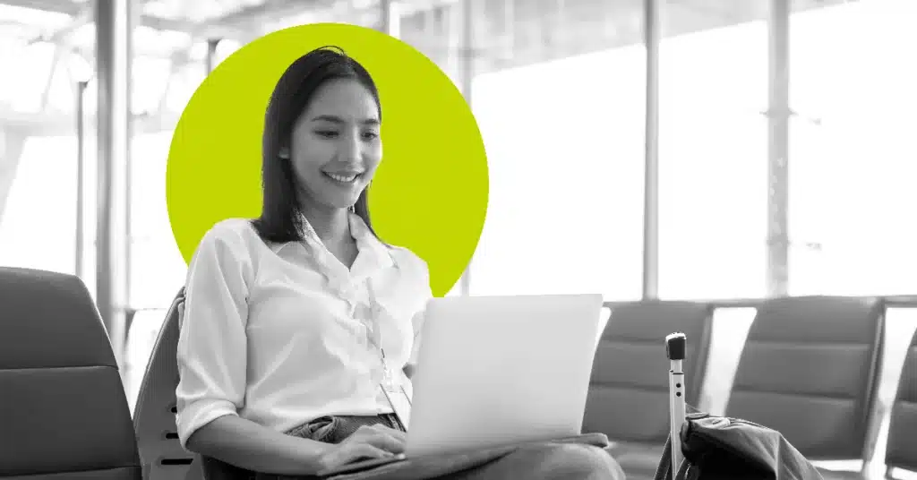 A female marketer learning about bot clicks in marketing emails.