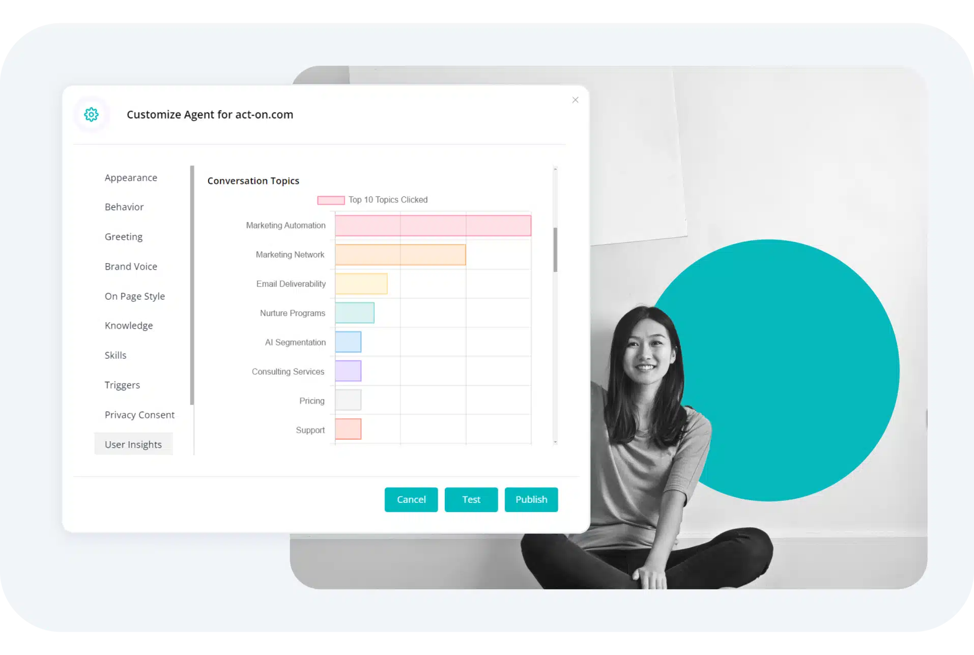 Automation customization options.