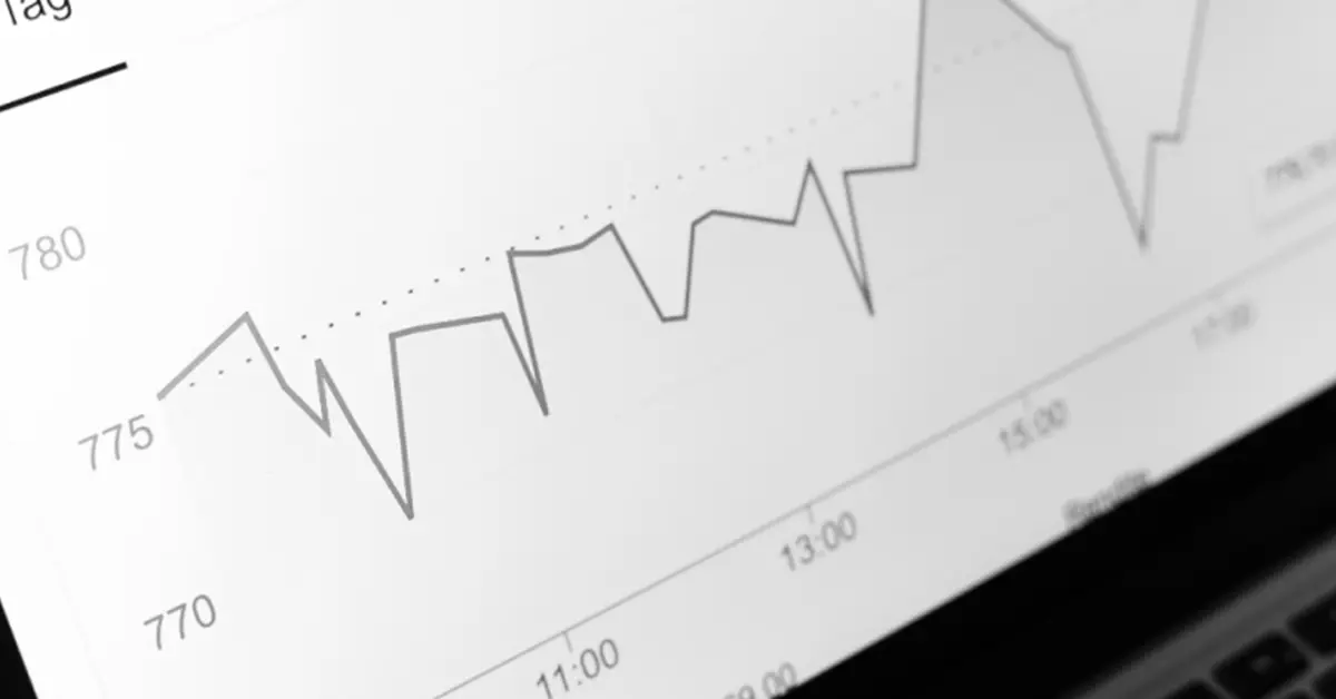 Black & white image of a data screen.